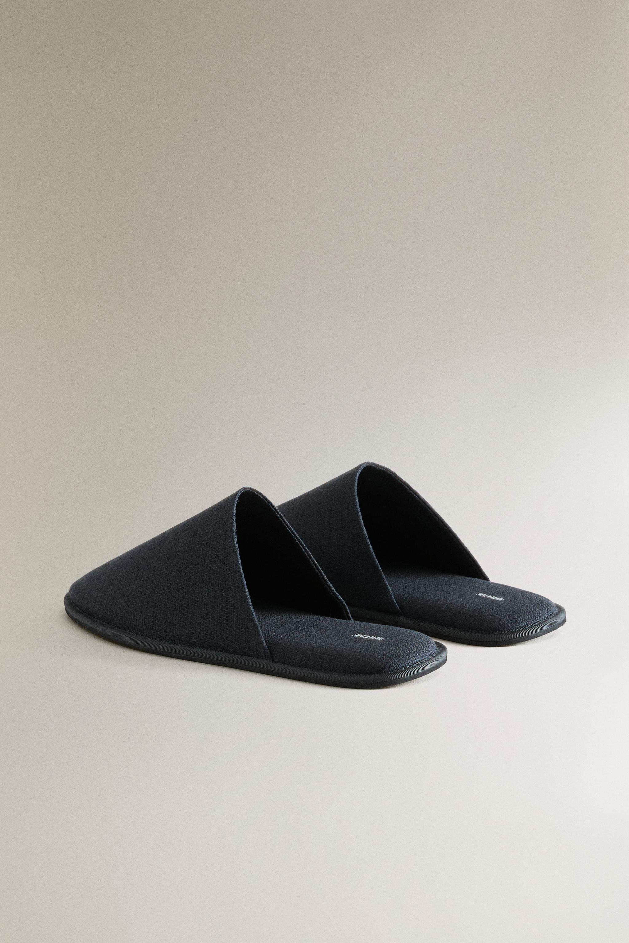 FABRIC MULE SLIPPERS